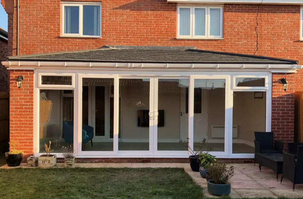 full-height conservatory installation