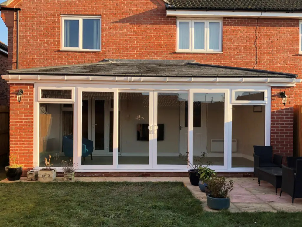full-height conservatory installation