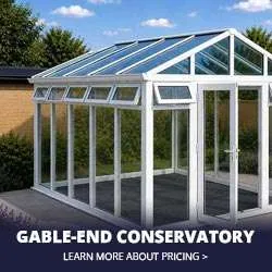 Gable-End Glass Roof Conservatory