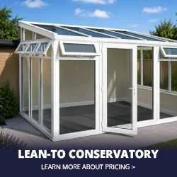 Lean-To Glass Roof Conservatory